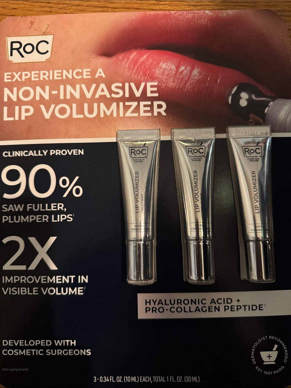 RoC Hyaluronic Acid Lip Volumizer Moisturizer – Silver